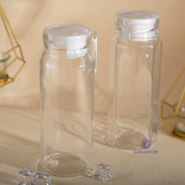Hervidor frío de vidrio transparente doméstico engrosado LT19 