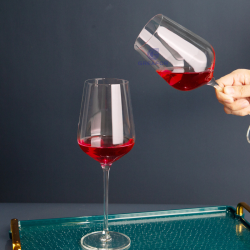 directo de fábrica Restaurante Cristal transparente Copas premium Copa de vino de borosilicato Copa