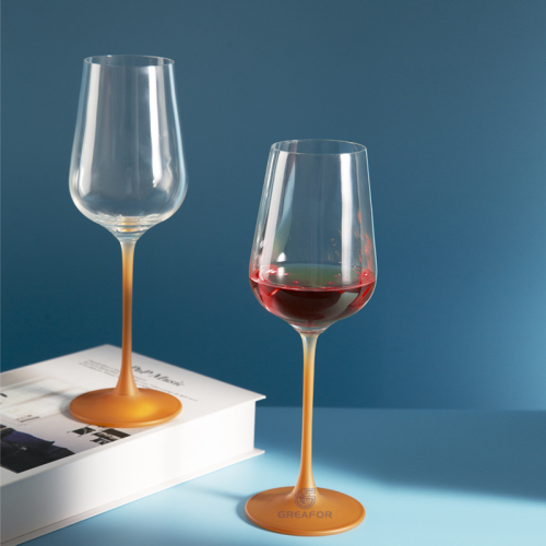 Copas de vino tinto sopladas a mano Copas de vino de champán de cristal grande y transparente para bodas 
