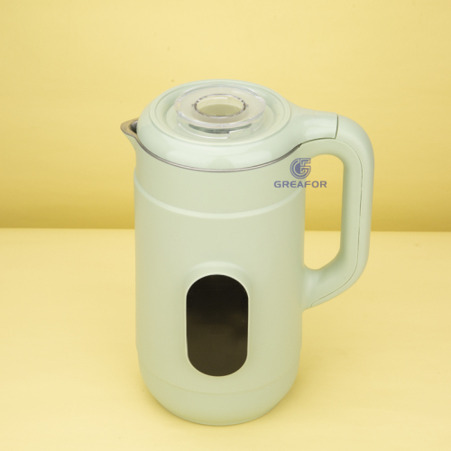 Batidora procesadora de alimentos multifuncional portátil, máquina eléctrica para hacer sopa de leche de nuez con calentamiento caliente