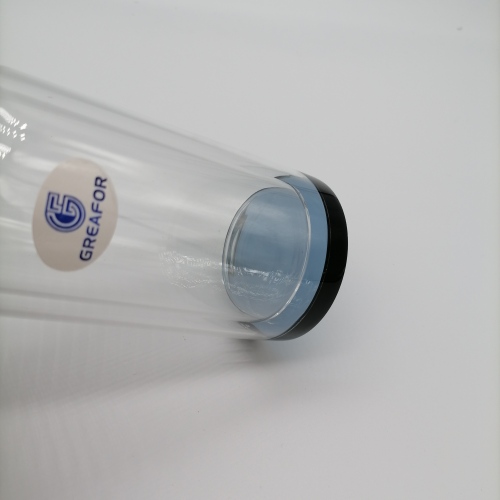 Botellas de vidrio de doble pared Aislamiento térmico de borosilicato