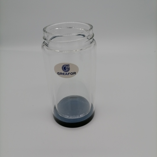 Botellas de vidrio de doble pared Aislamiento térmico de borosilicato